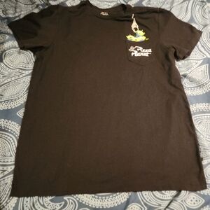 Disney Black Tee with Pizza Planet Design